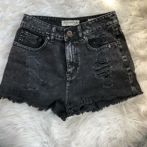 Destructed Mom Shorts